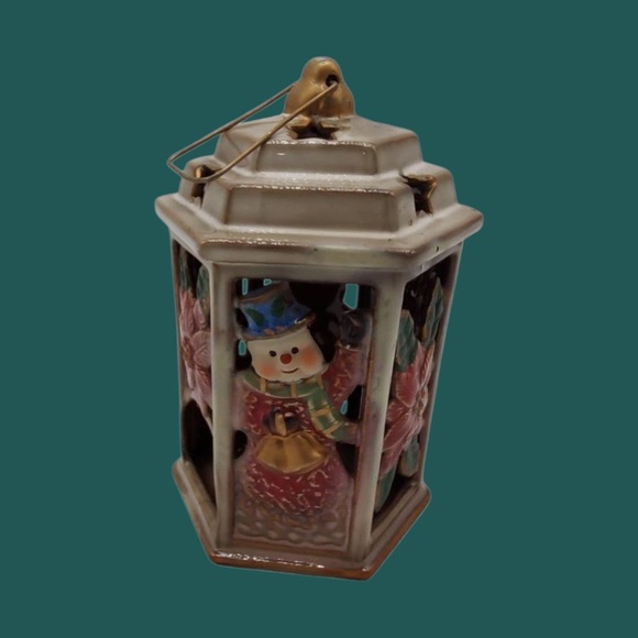Yankee Candle Holder Ronnie Walter Christmas Kids and Kirkland Snowman Lantern - Picture 10 of 15